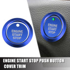 Engine Start Stop Button Cover Kit for Ford F-150 (2016–2021) Blue