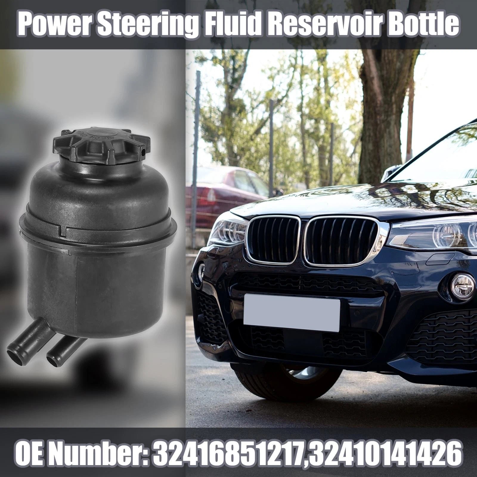 Power Steering Reservoir for BMW 335i 325i 125i 330i 128i 328xi (2006–2013) 32416851218