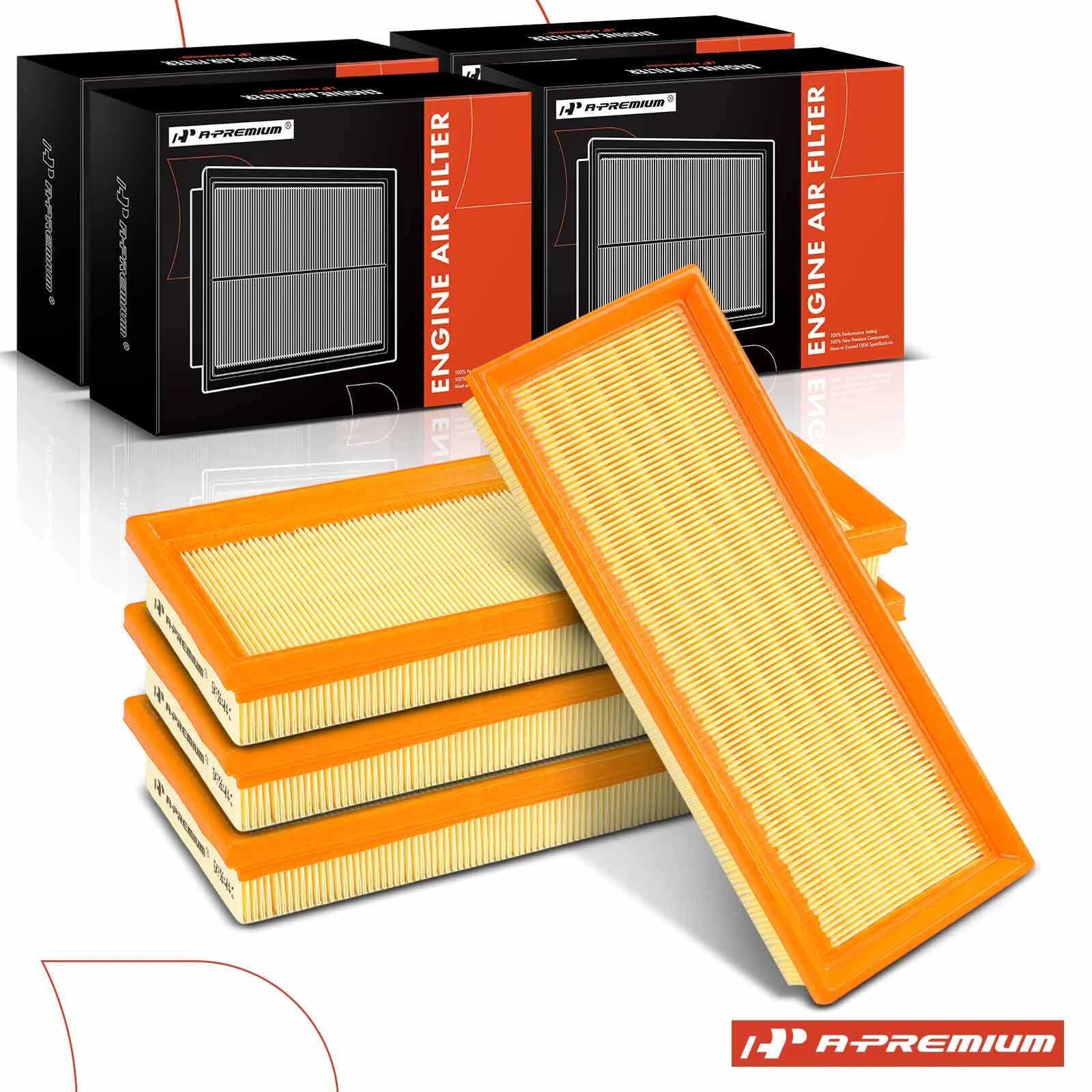 Set of 4 Engine Air Filters for Mercedes-Benz C32 SLK32 AMG (2002–2004)