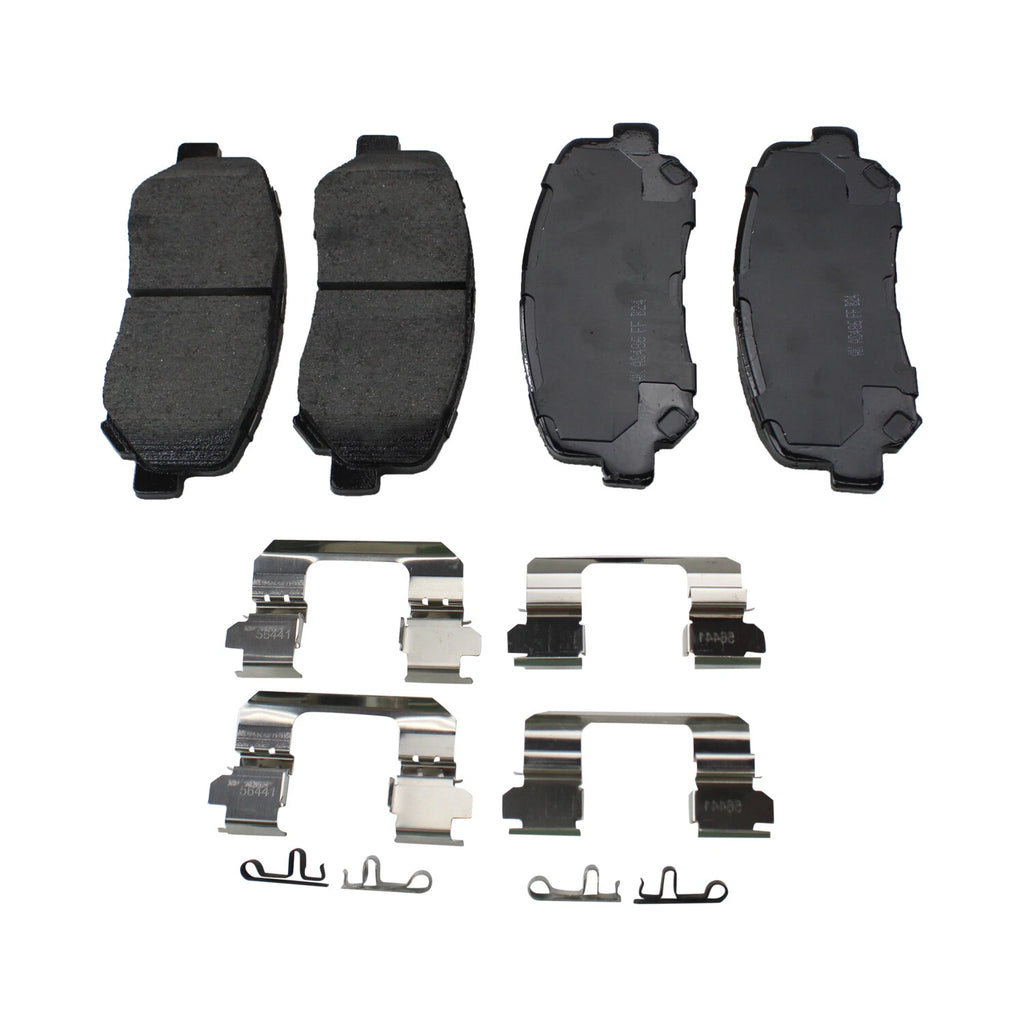 Set of 4 Akebono ProACT Front Ceramic Disc Brake Pads for Jeep Cherokee, Mazda CX-5 (2014–2023)