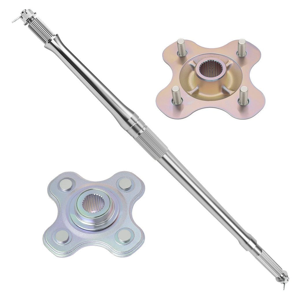 Rear Axle Shaft with Left/Right Wheel Hub Kit for Yamaha Big Bear 400 (2000–2006)
