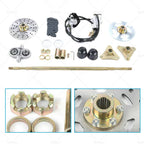 Rear Live Axle Kit with Chain, Hub & Sprocket for Drift Trike Go Kart
