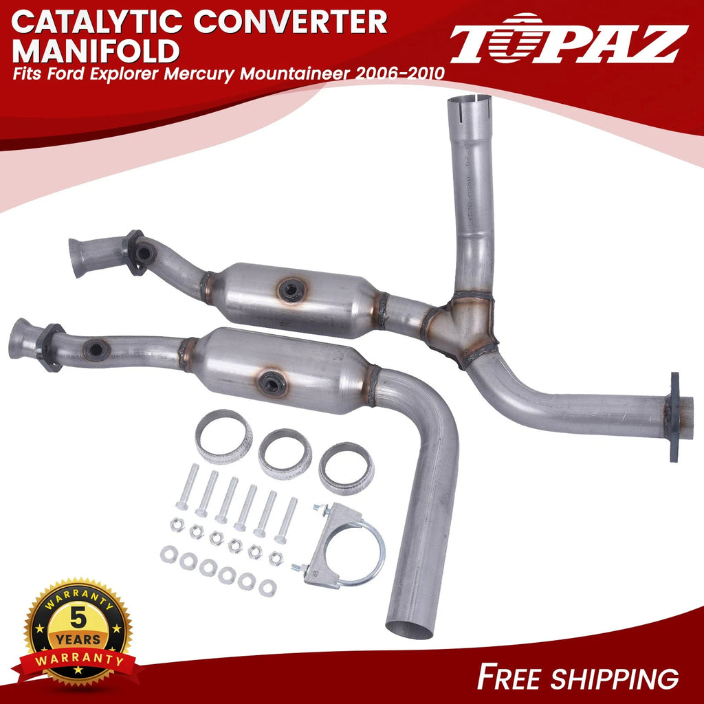 Catalytic Converter Manifold for Ford Explorer Mercury Mountaineer (2006–2010)
