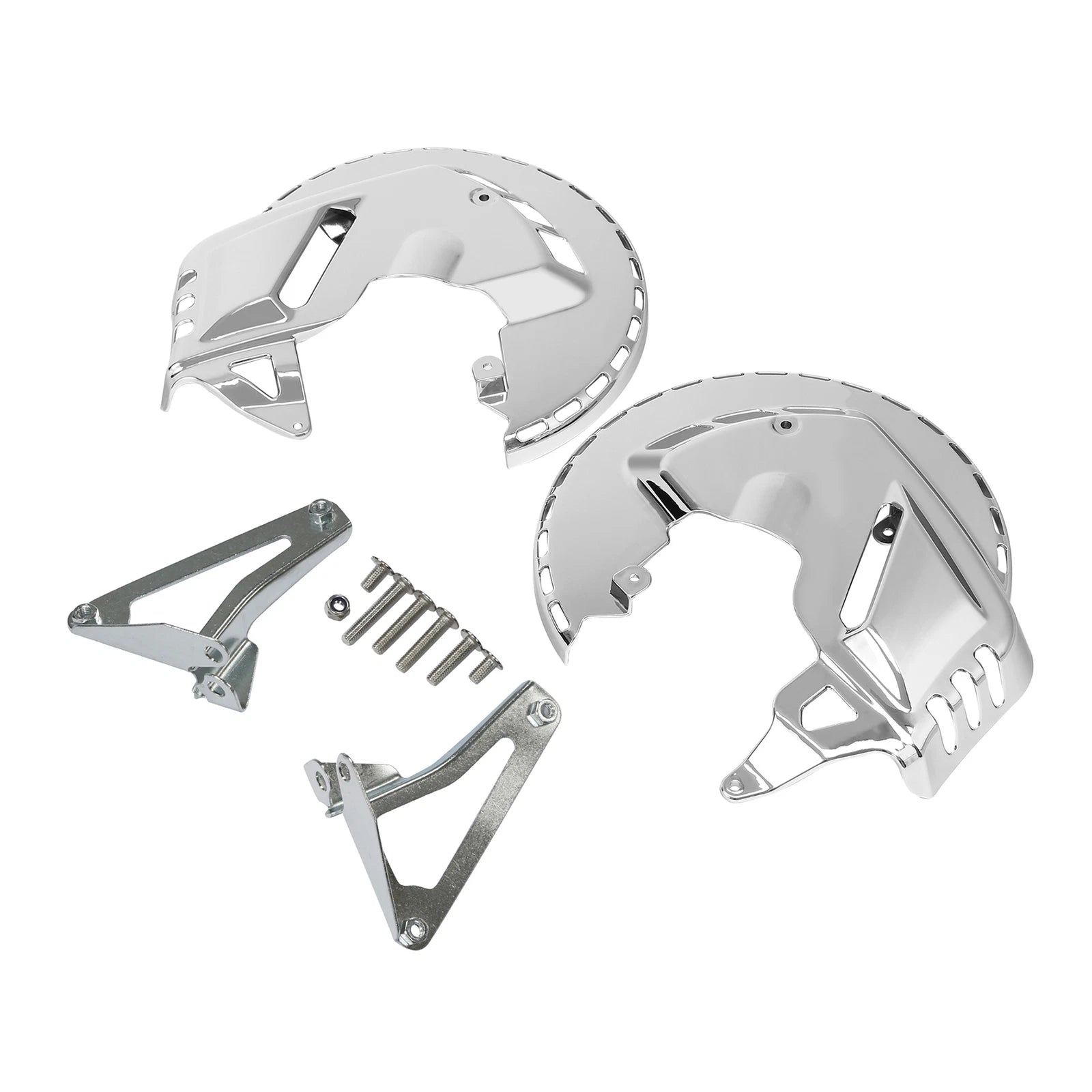 Brake Rotor Covers for Honda Goldwing GL1800 (2001–2017) Chrome