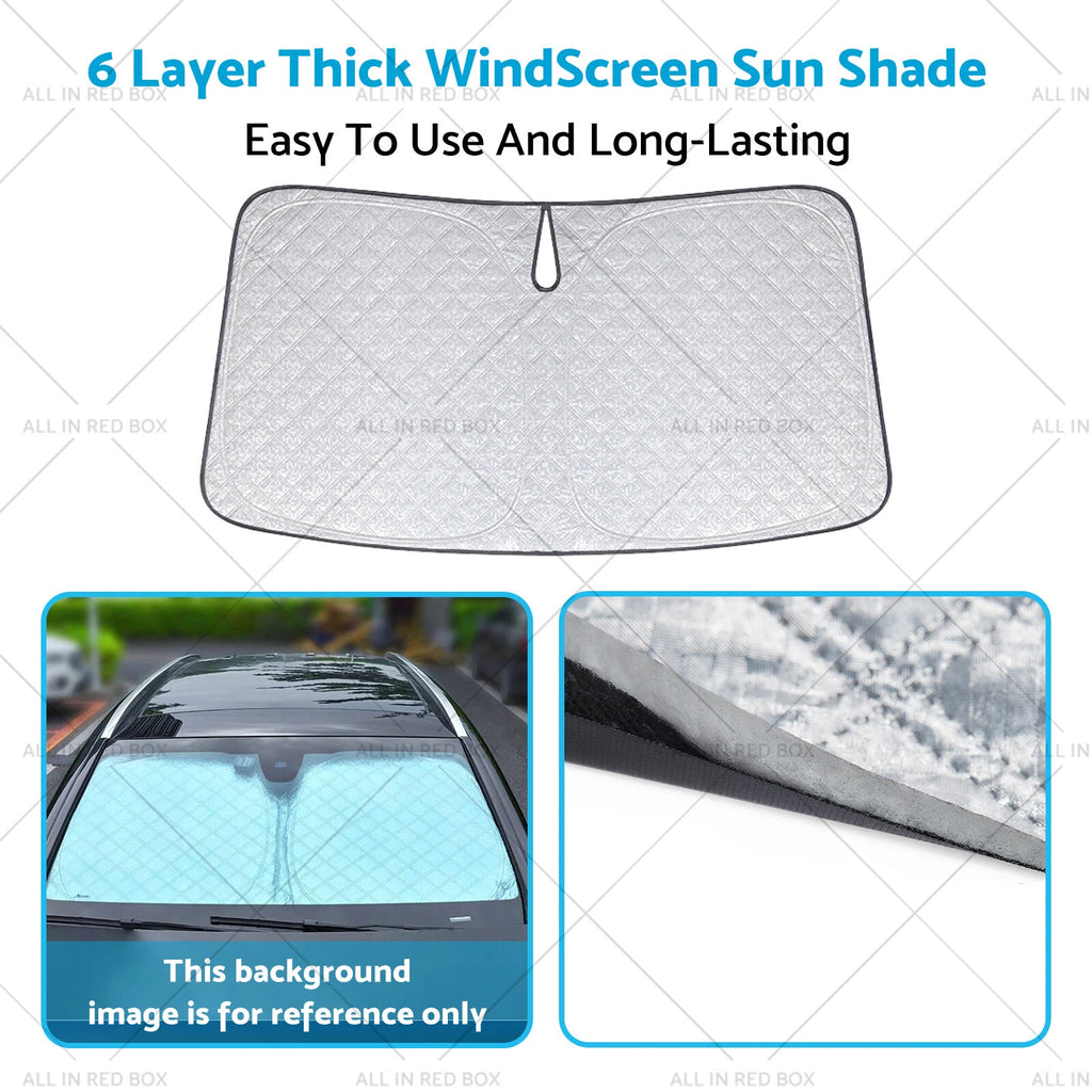 WindScreen Sun Shade for Ford Everest UA UB (2020–2024) 6 Layer Thick