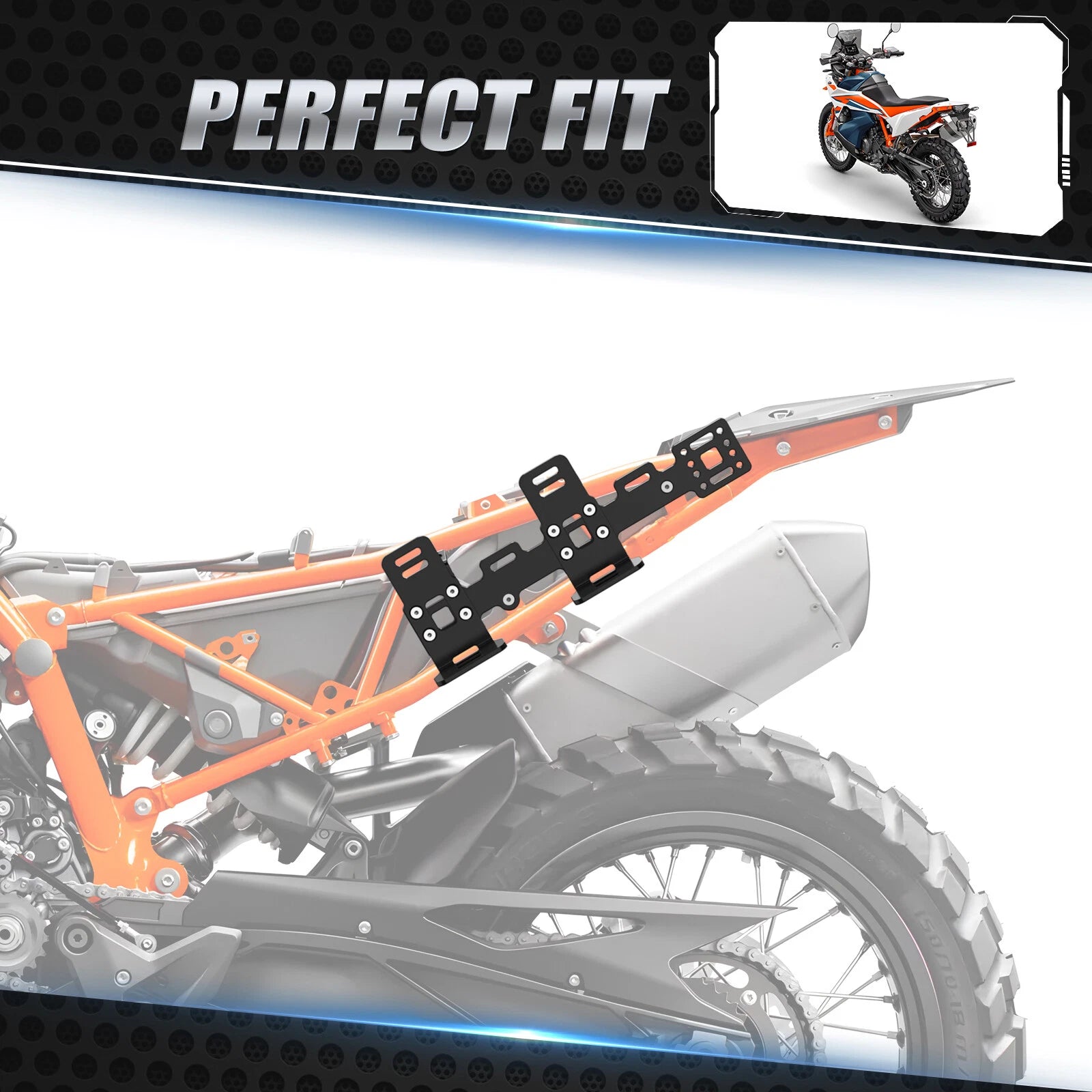 Aluminum Luggage Rack Rails for KTM 790 Adventure 890 Adventure (2019–2024)