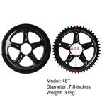 Electric Bike Chainring 44T 46T 48T 52T Options for