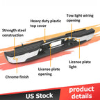 Chrome Rear Step Bumper for Chevy Silverado 2500 HD 3500 (1999-2007)