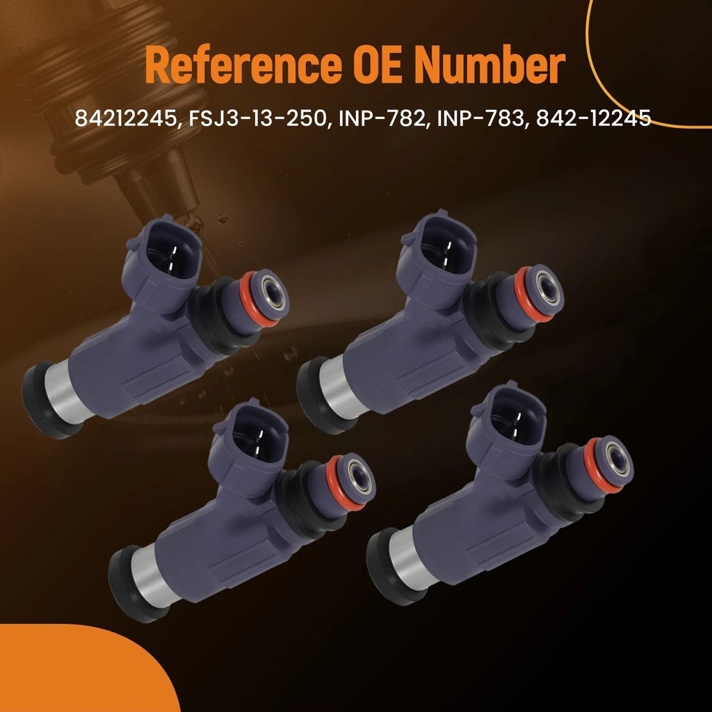 Set of 4 Fuel Injectors for Mazda Protege 2.0L (2001–2003)