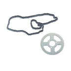 Rear Drive Chain and Sprocket for Mini Bike ATV Quad Go Kart (T8F 54T)