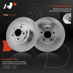 Rear Disc Brake Rotors & Ceramic Pads for Subaru Outback Legacy (2000–2004)