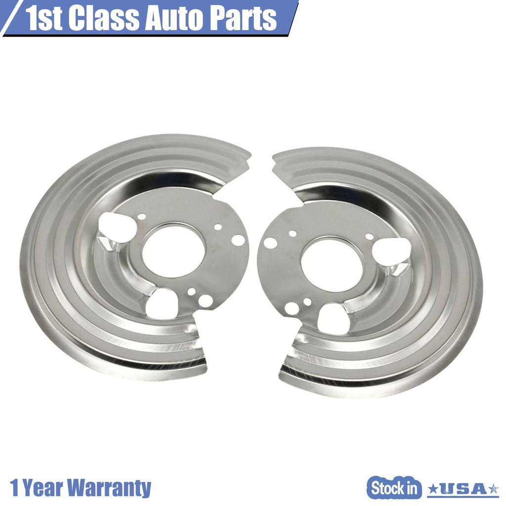 2X Dust Shields Backing Plates for Dodge Charger Challenger (1964–1972, 1976)