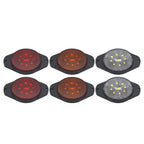 Round 9 LED Side Marker Lights for Car, Bus, Truck, Trailer