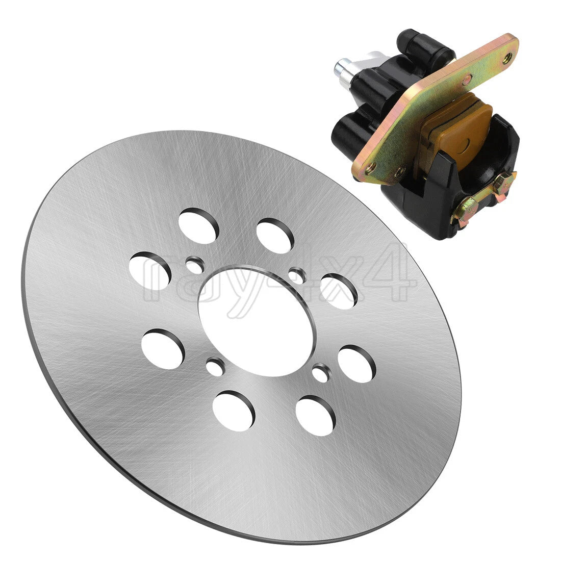 Rear Brake Caliper & Disc Rotor for Yamaha YFM350FX Wolverine 350 (1995–2005)