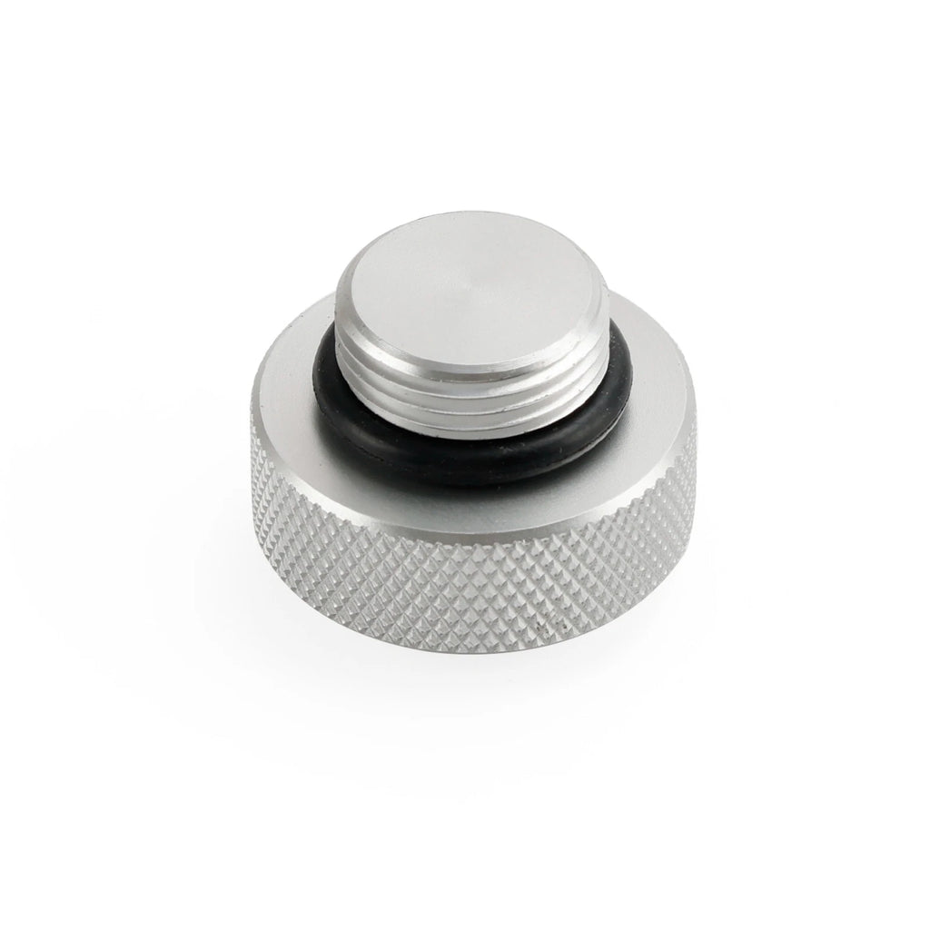 CNC Oil Filler Plug for Scram 411 Hunter / Meteor / Classic 350 (2021–2023) Silver