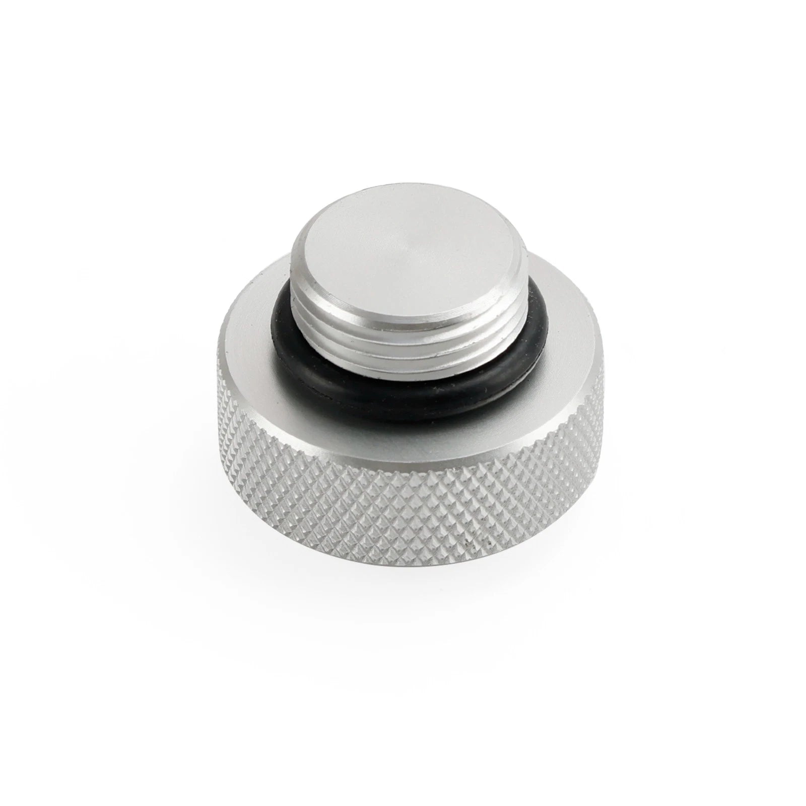 CNC Oil Filler Plug for Scram 411 Hunter / Meteor / Classic 350 (2021–2023) Silver