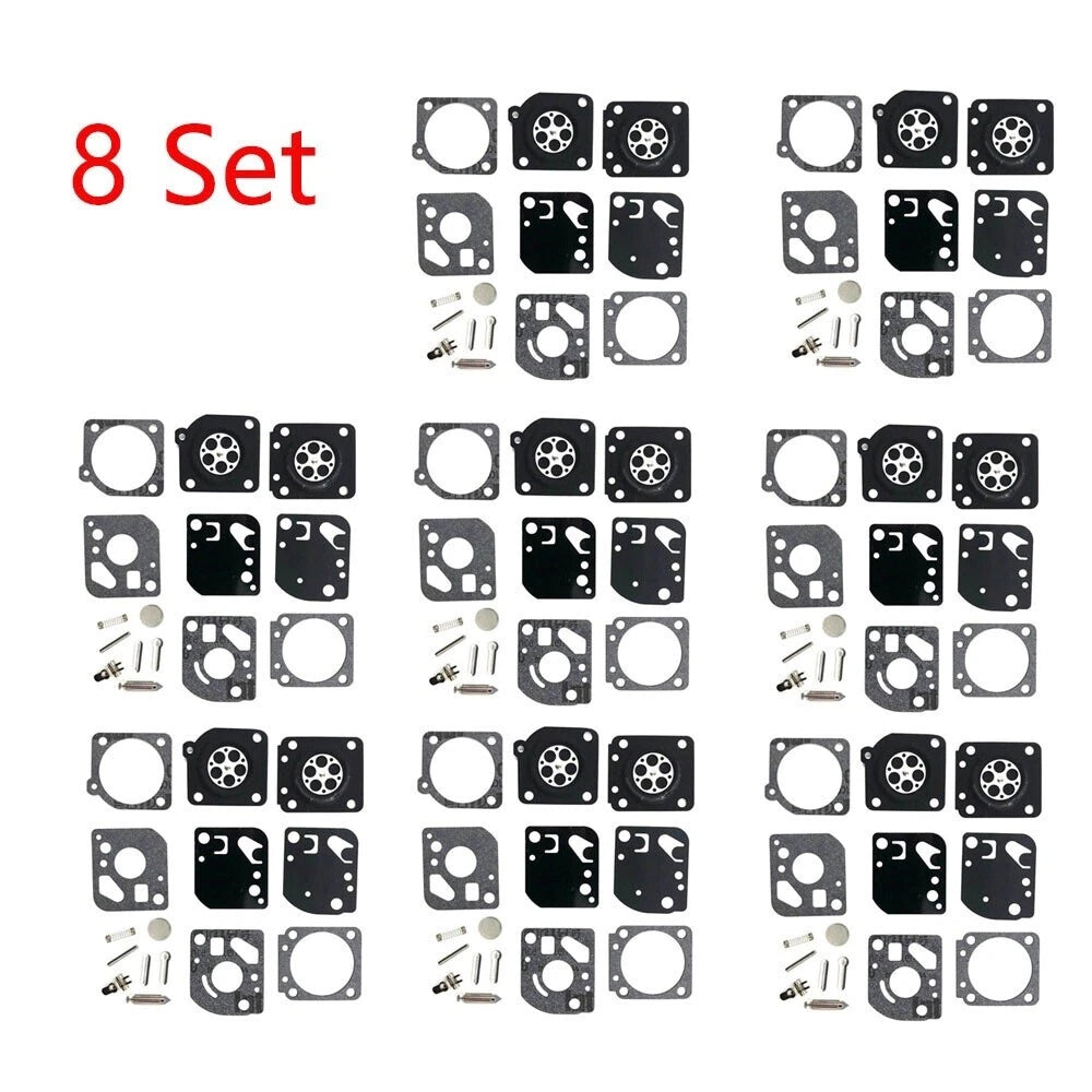 8x Carburetor Diaphragm Repair Kit for Ryobi 26cc 30cc (ZAMA RB29 RB-29 C1U)