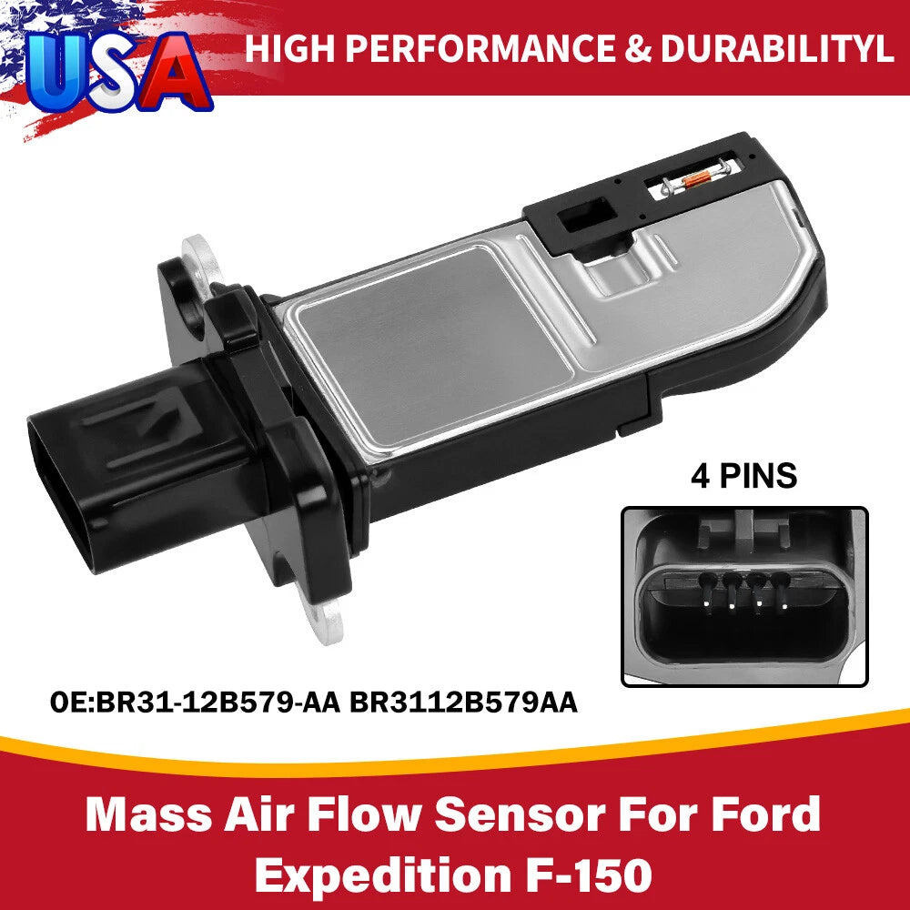 Mass Air Flow Sensor for Ford F-150 F-250 F-350 Expedition F-450 F-550 (2010–2020)
