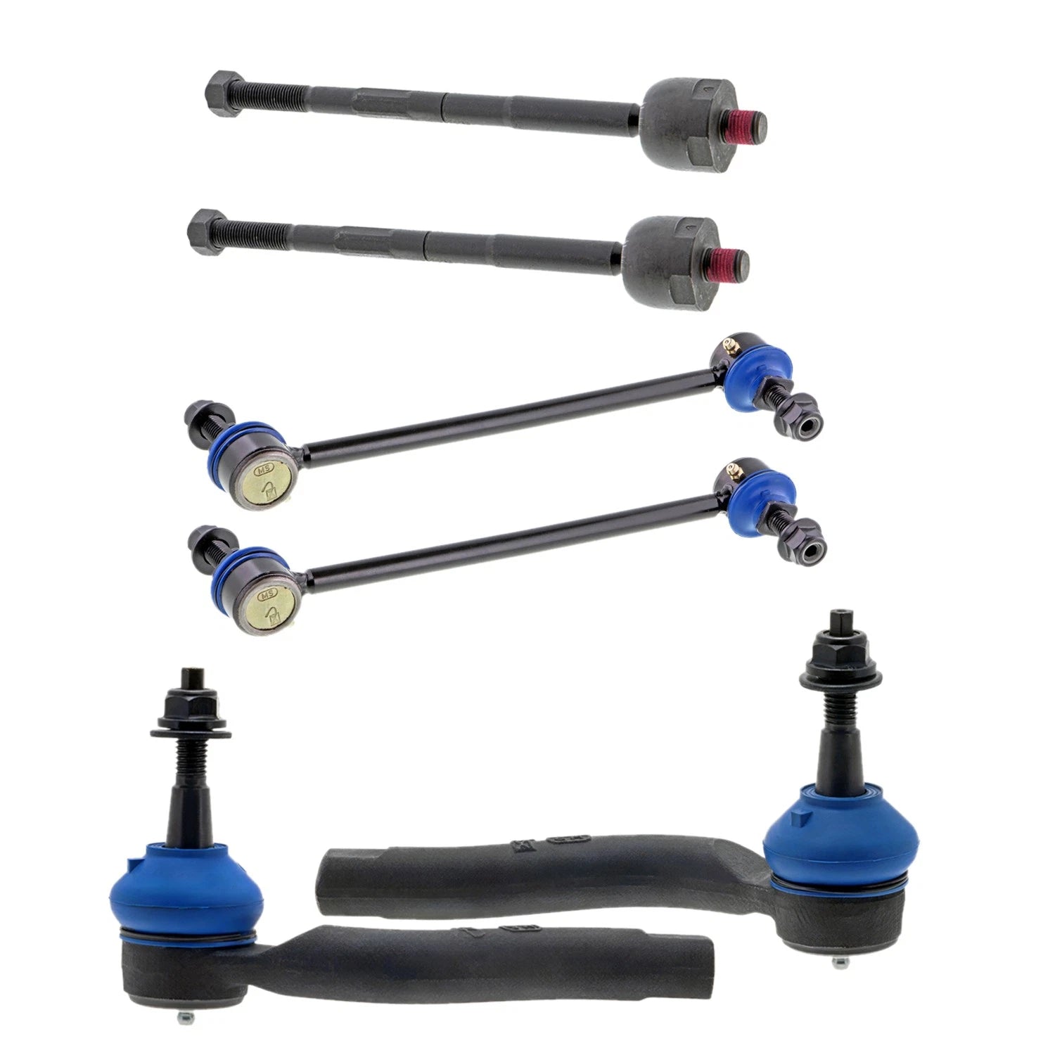 Set of 4 Mevotech Supreme Tie Rod Ends & Sway Bar Links for Acadia XT5 (2017–2020)