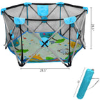 Playard for Pets & Babies (Indoor/Outdoor) - Lightweight & Portable