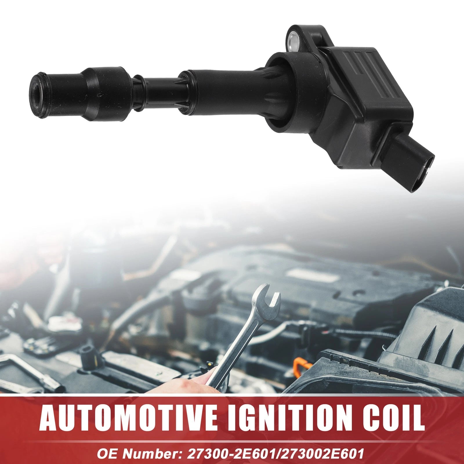 Ignition Coil for Kia Forte (2016–2019) No. 27300-2E601 Black