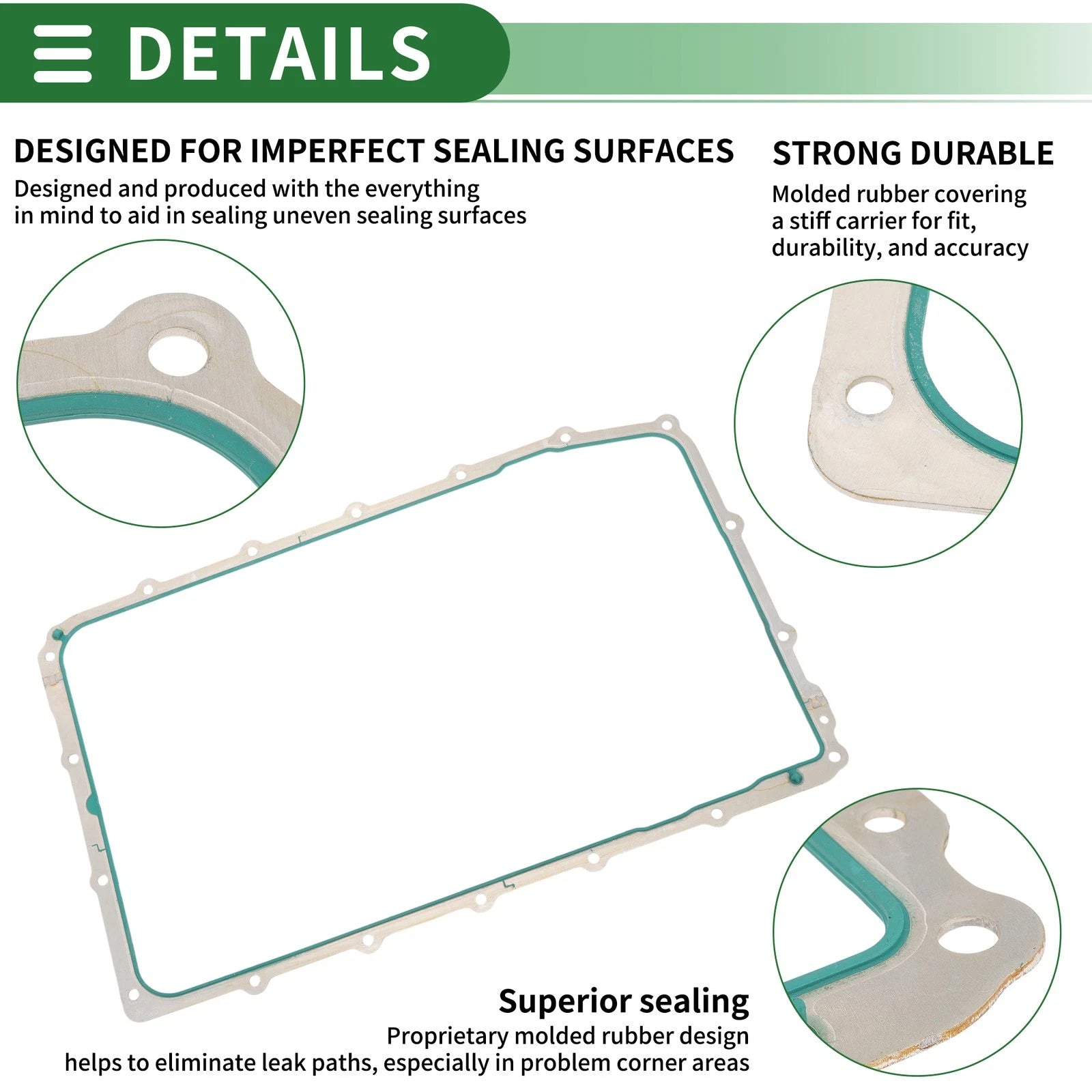 Oil Pan Gasket for Ford Expedition, F-150 (2018–2024) No.HL3Z7A191B