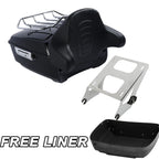 King Trunk Mount Rack Backrest for Harley Touring Street Road Glide (2014–2023)