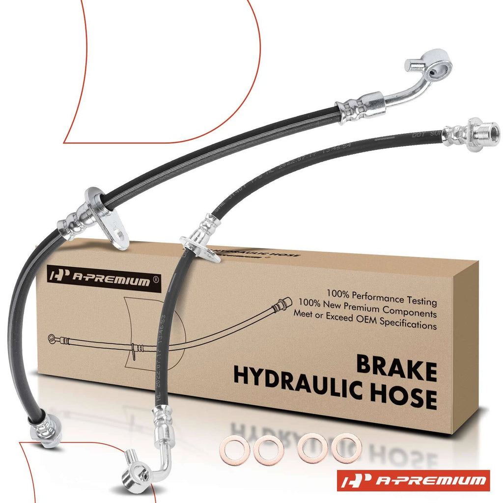 2X Front Brake Hydraulic Hose for Honda Accord (2015–2017)