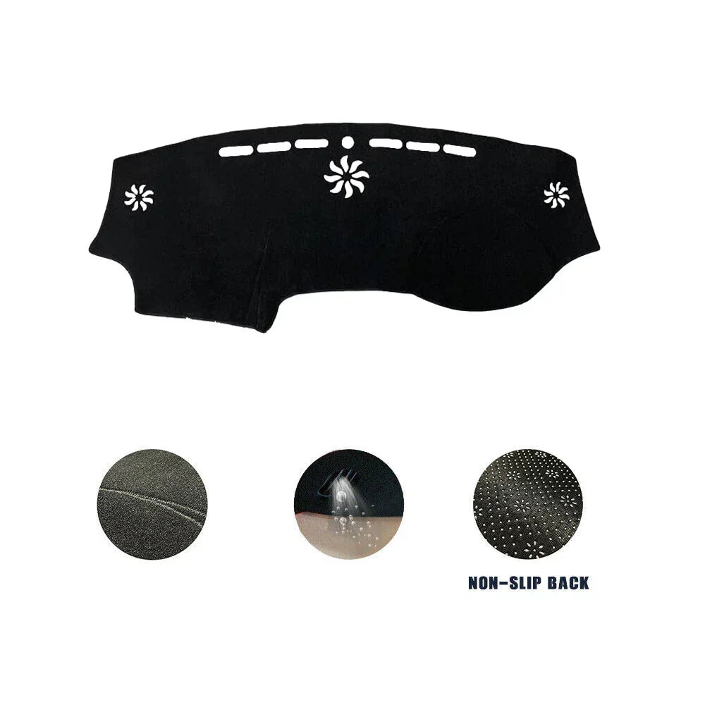 Non-Slip Dash Mat for Chrysler 300C (2012-2022) Black Dashboard Cover