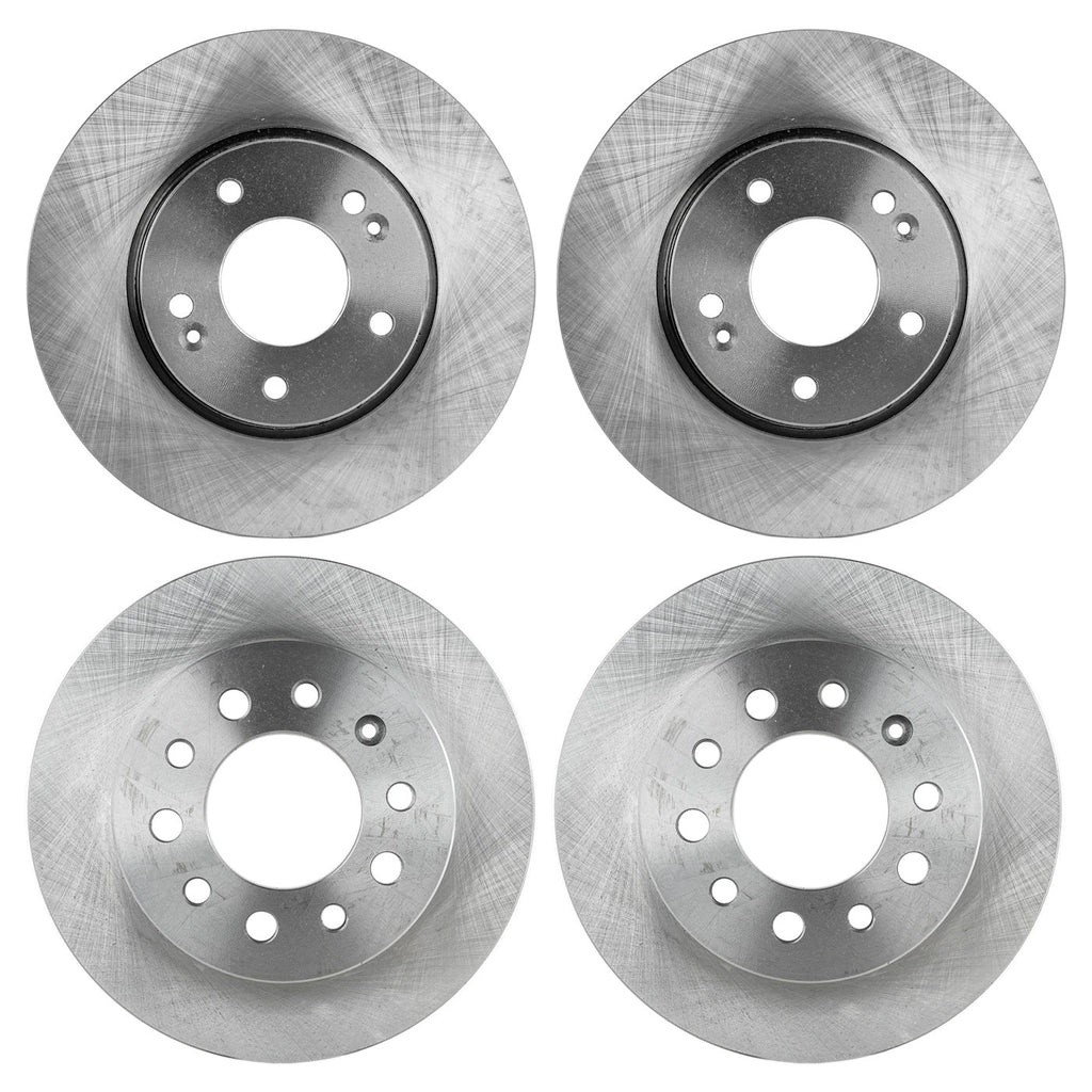 Front and Rear Disc Brake Rotors for Hyundai Tiburon (2003–2008)