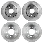 Front and Rear Disc Brake Rotors for Hyundai Tiburon (2003–2008)