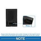 Rear Left/Right Power Window Switch for BMW 528i 530i xDrive