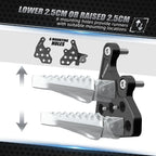 Foot Pegs Rest Pedals Mount Bracket for Sur-Ron Light Bee X S L1E (2018–2023)