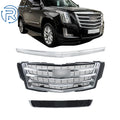 Front Upper Grille with Hood Molding Trim for Cadillac Escalade (2015–2020)