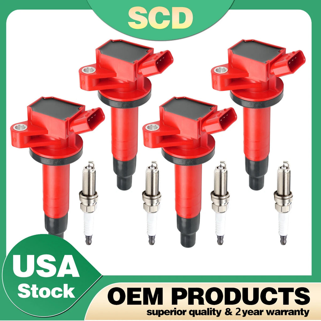 Performance Ignition Coil & Platinum Spark Plug for Toyota Corolla 1.8L (2003–2008) UF247