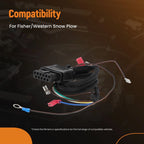 Side Control Wiring Harness for Western Fisher Snow Plow (3-Plug, 26359, 412405)