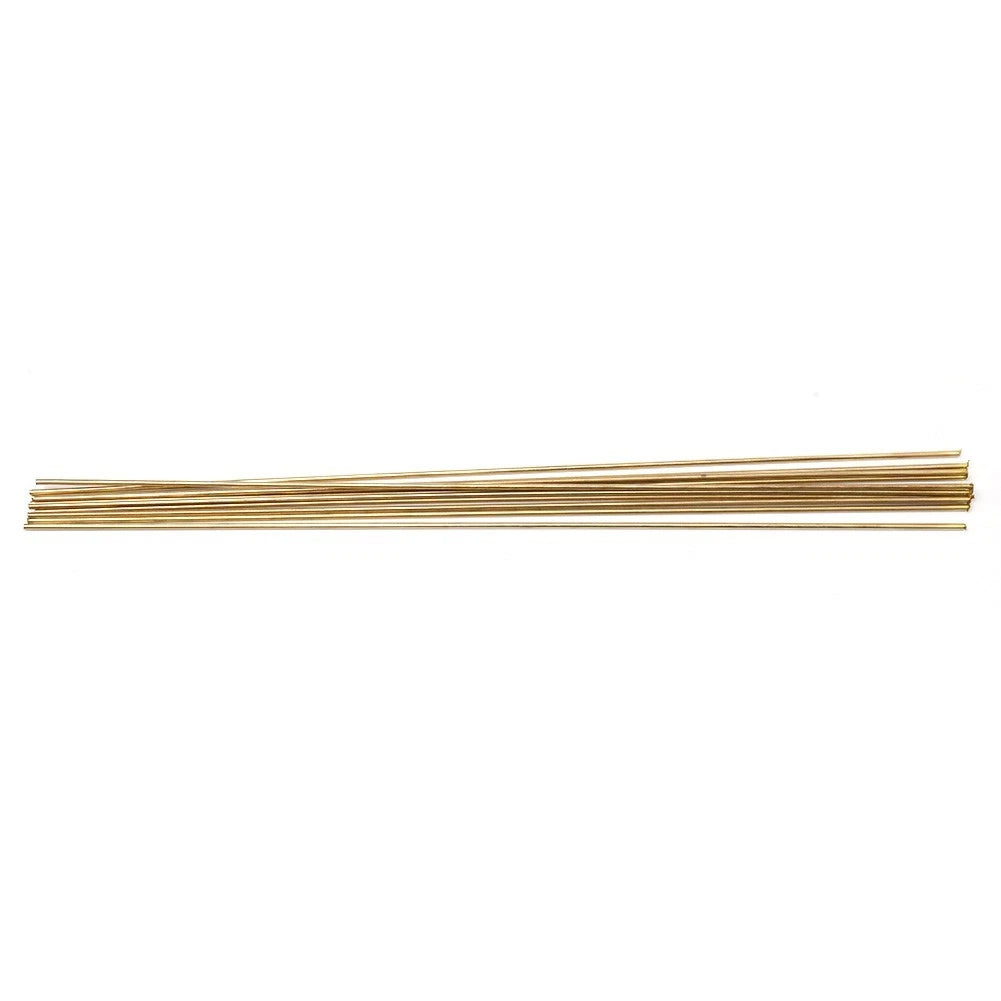 Set of 10 Low Temperature Brass Welding Rods 1.6mm x 250mm HS221