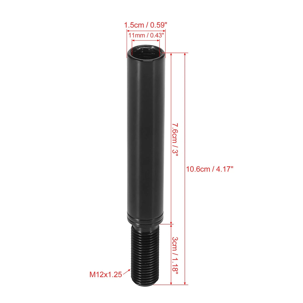 Gear Shift Knob Extender Lever M12X1.25 for Subaru BRZ (2013–2018)