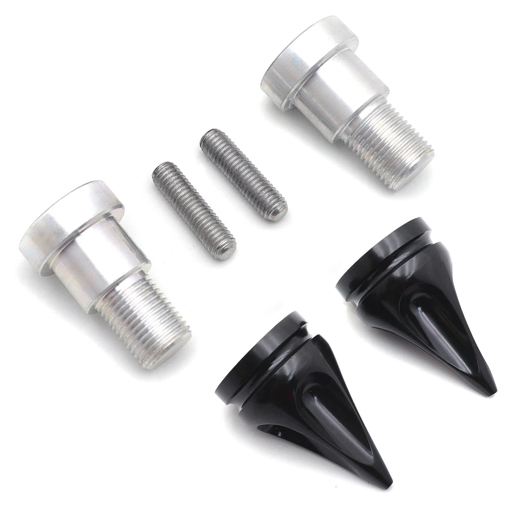 Pair Cone Handle Bar Ends for Yamaha YZF600 (1997–2006) / FRZ600 (1989–1999) Chrome