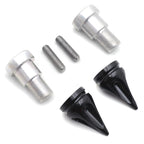 Pair Cone Handle Bar Ends for Yamaha YZF600 (1997–2006) / FRZ600 (1989–1999) Chrome