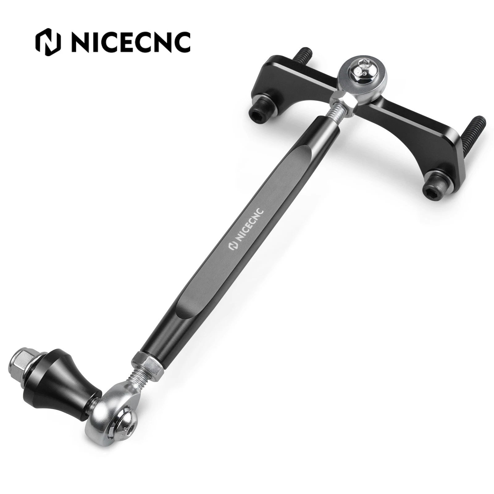 NICECNC Aluminum Frame Stabilizer Link Rod Kit for Street Glide FLHX (2017–2025)