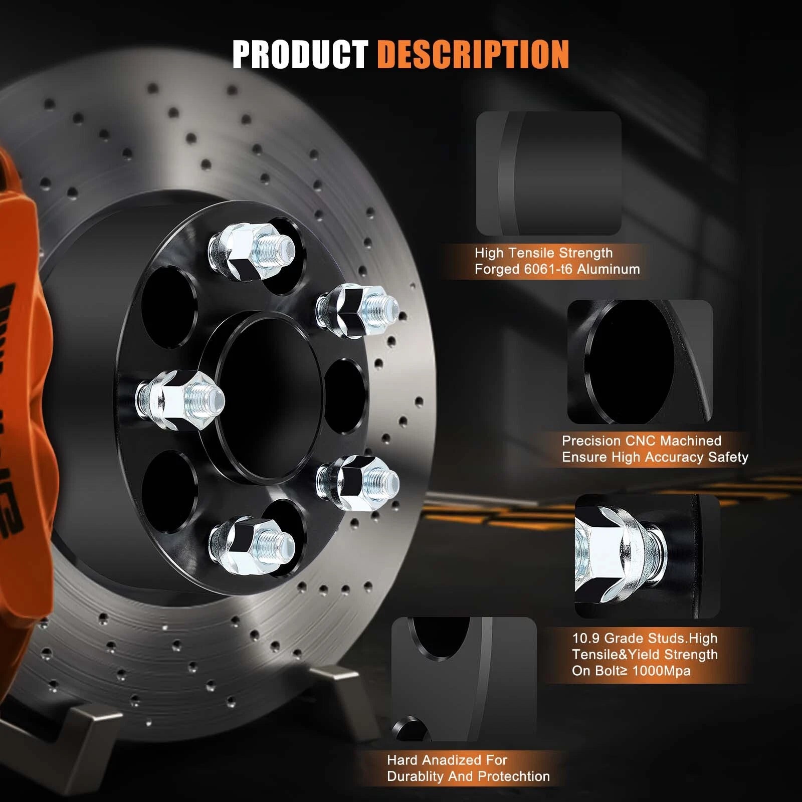 2X 50mm Wheel Spacers for Nissan 350Z Infiniti Q50 (2003–2020)