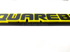 Matte Black Premium License Plate Frame with Yellow Outline for Squarebody (1973–1987)