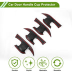 Car Door Handle Cup Protector for Toyota Camry (Carbon Fiber, Black)