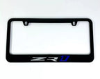 Engraved Black Metal License Plate Frame for Chevy C7 Corvette ZR1 (2015–2019)