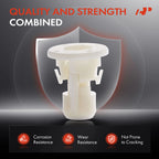 50Pcs Heat Shield Screw Grommet Retainer Clip for BMW 320i