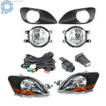 Pair Front Bumper Fog Lights for Toyota Yaris (2007–2011) Clear