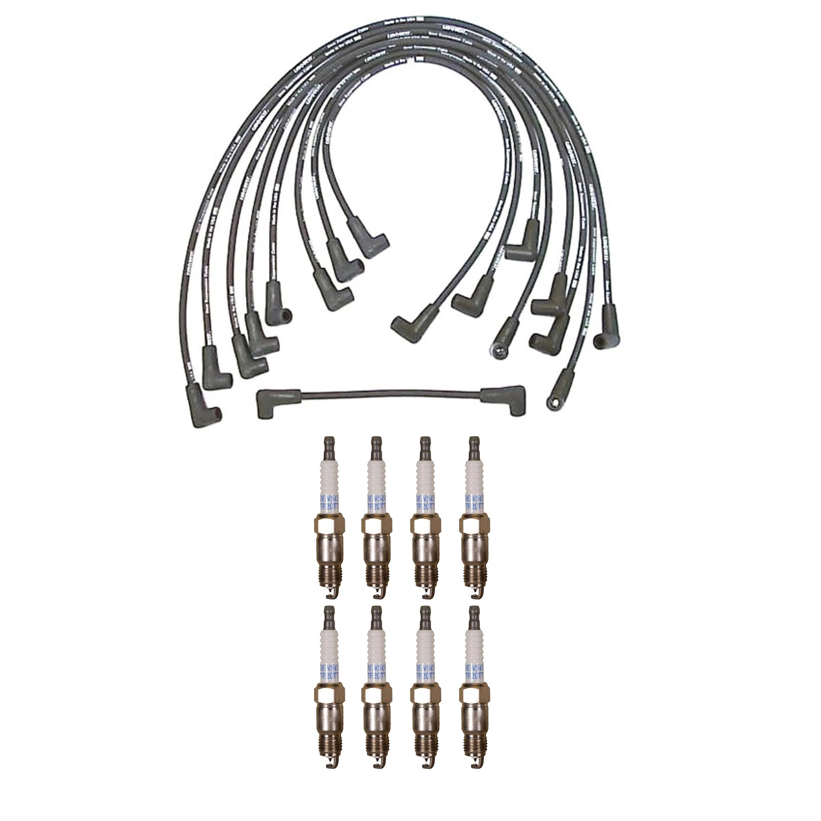 Denso Wire Set & 8 Platinum TT Spark Plugs Kit for Chevy GMC V8