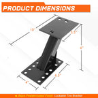 Trailer Spare Tire Mount Kit for Universal Fit (100 lbs Capacity)