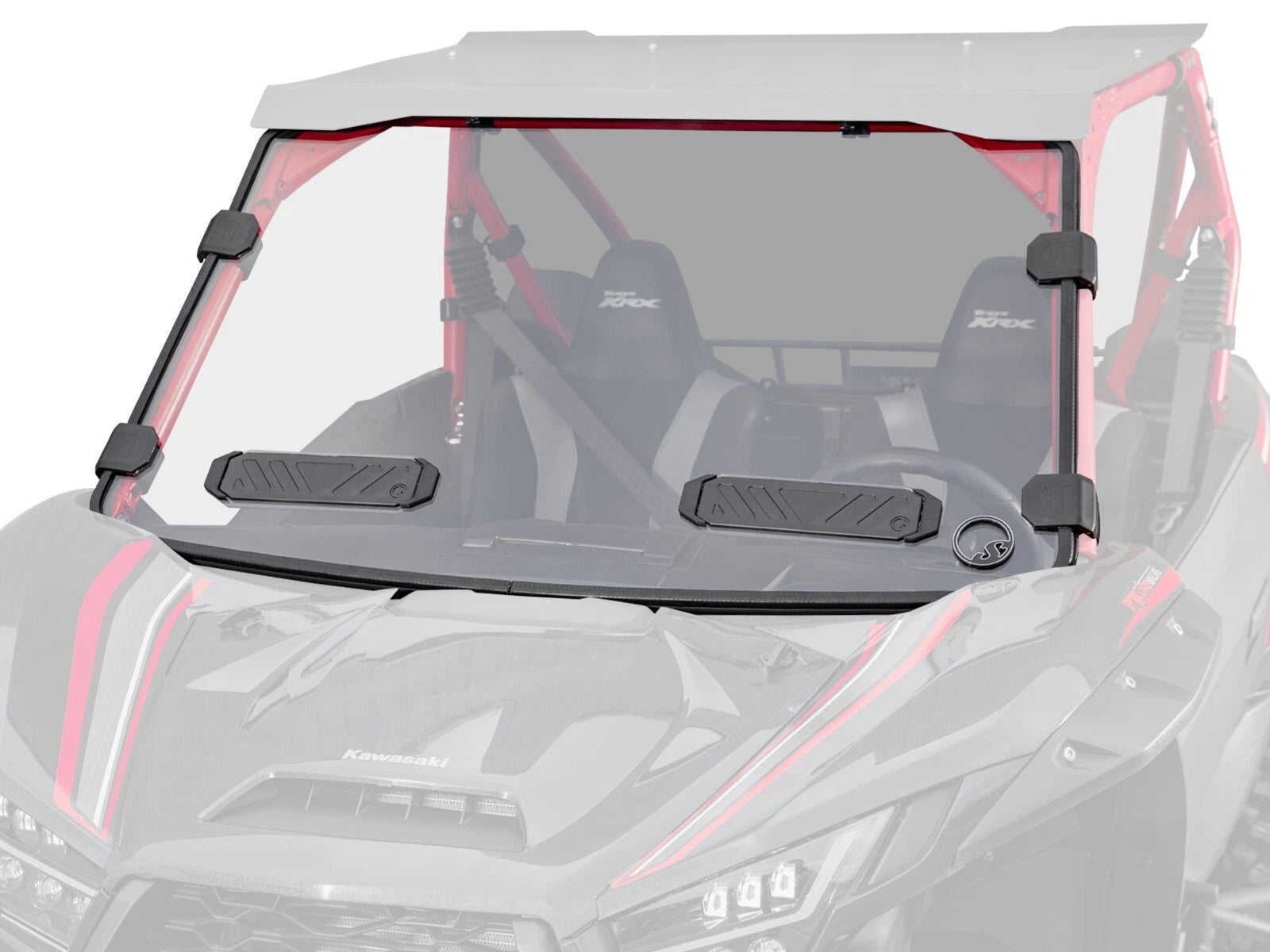 Scratch Resistant Vented Windshield for Kawasaki Teryx KRX 1000 (2020–2023)